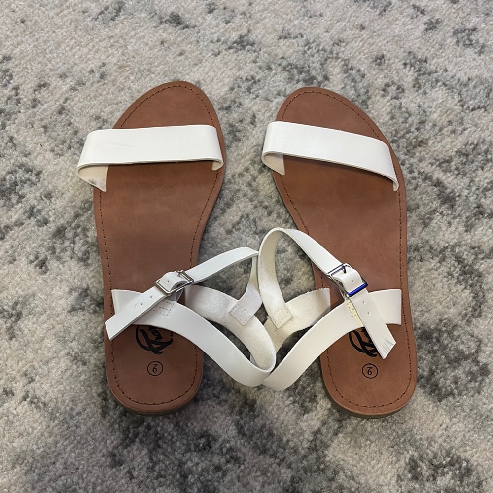Women's White Sandals
